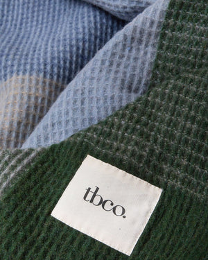 TBCo Recycled Wool Waffle Blanket