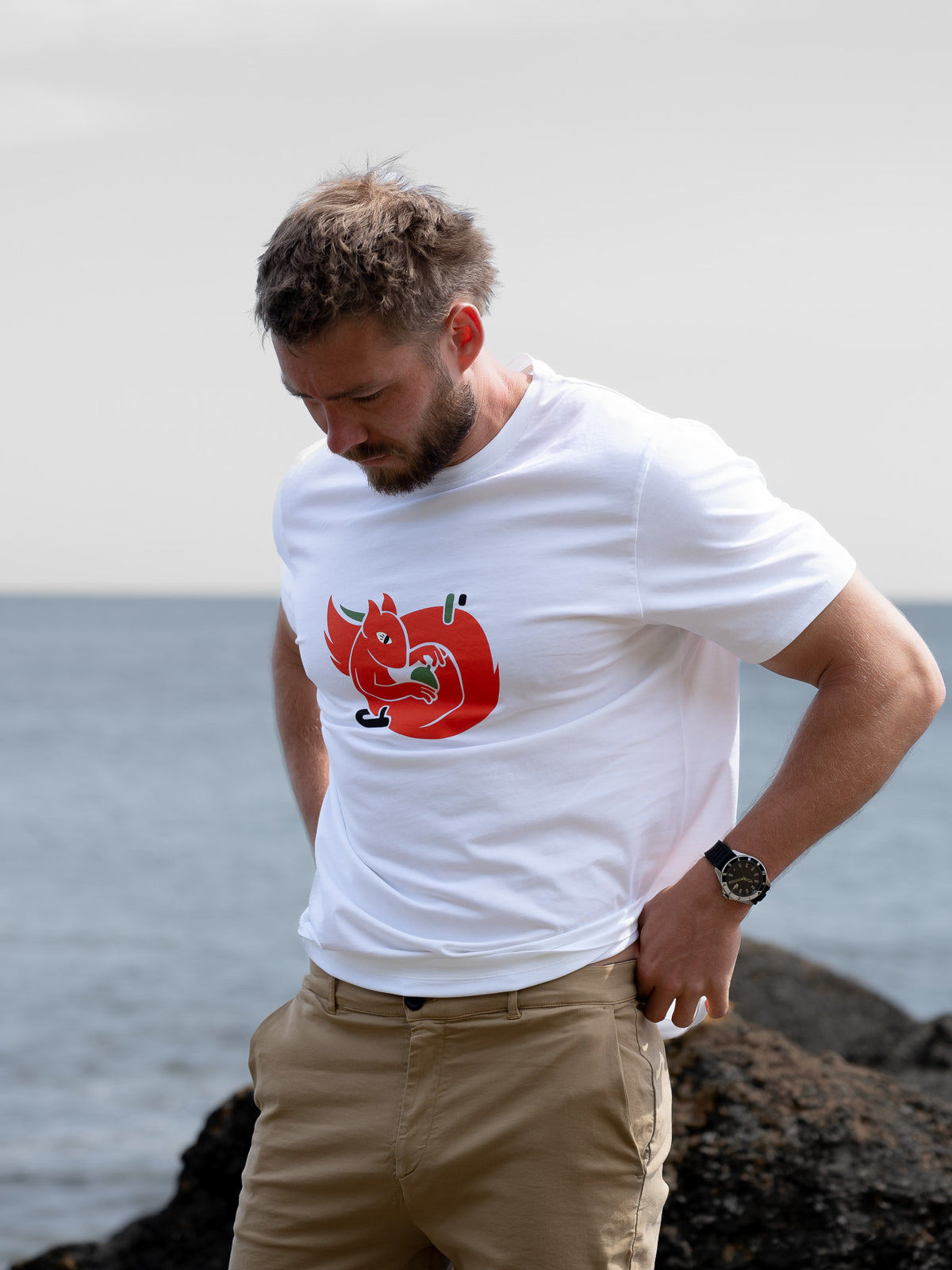The Rewilding Tee - Red Squirrel
