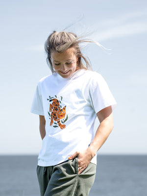 Womens Rewilding Tee - Lynx
