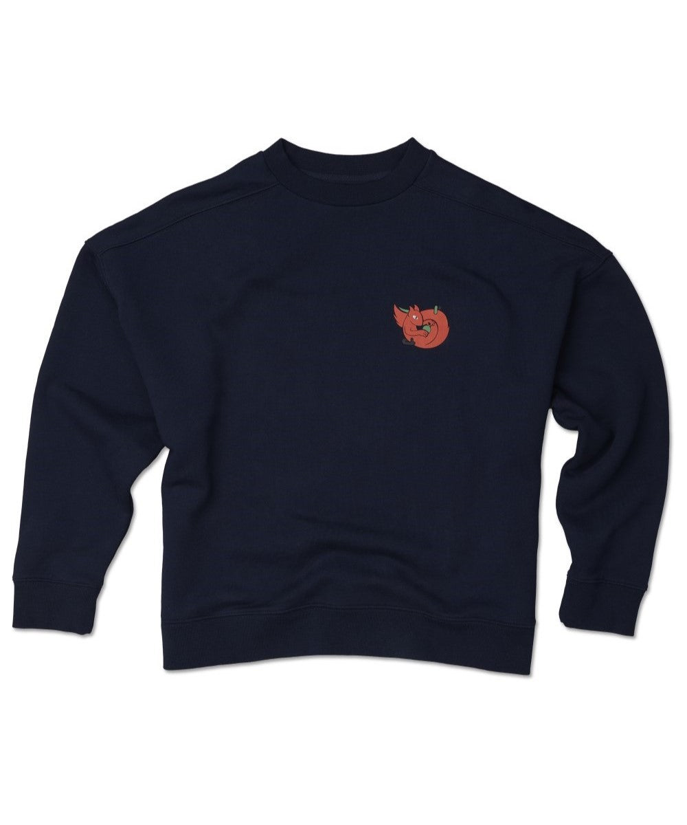 Womens Rewilding Sweat - Red Squirrel