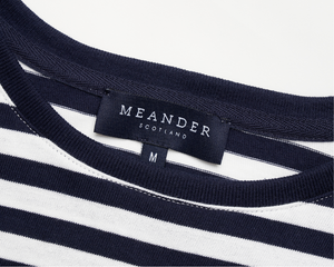 Organic Cotton Long Sleeve Stripe Tee - Mens