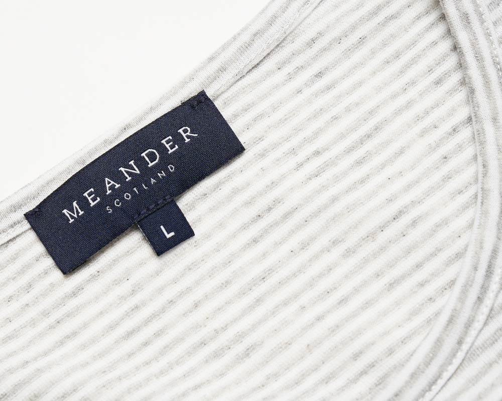 Recycled Cotton Stripe Tee - Mens