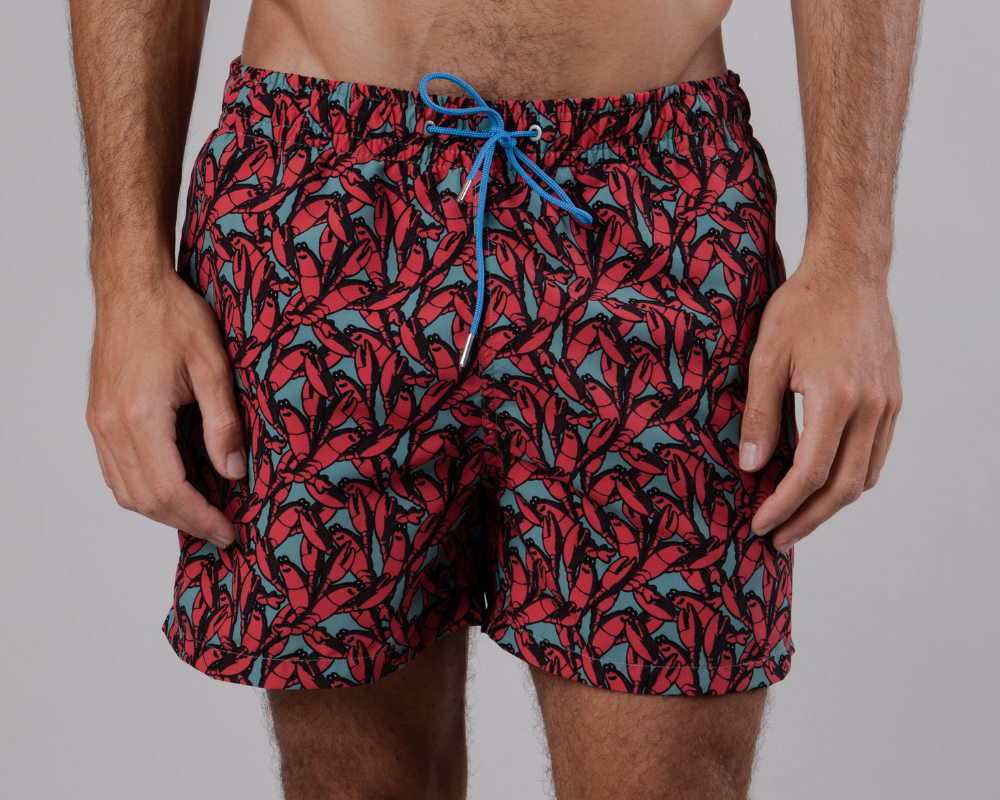 Brava Lobster Swim Shorts MeanderApparel