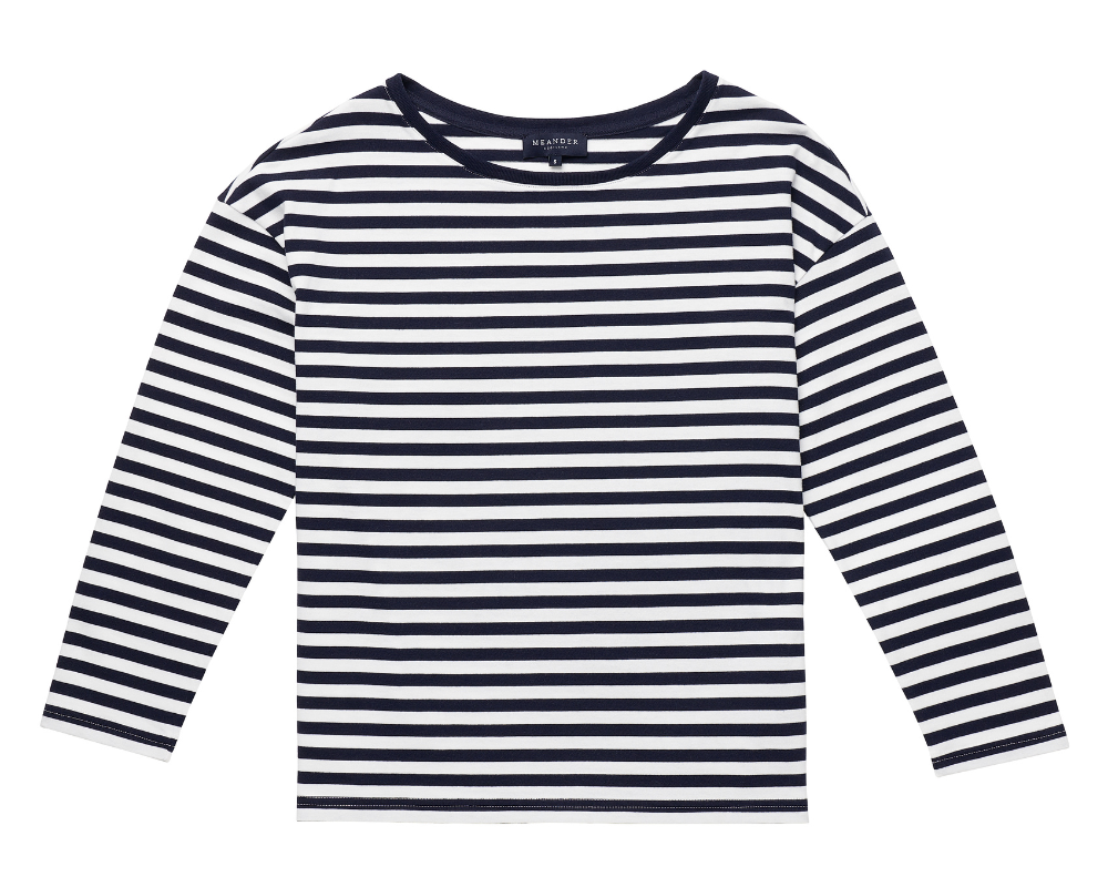 Black and white striped shirt long sleeve womens hotsell