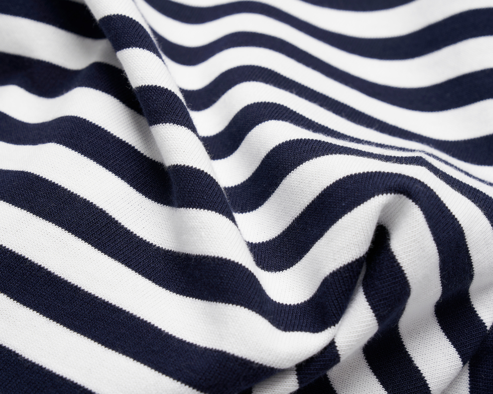 Organic Cotton Long Sleeve Stripe Tee - Mens