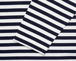 Organic Cotton Long Sleeve Stripe Tee - Mens