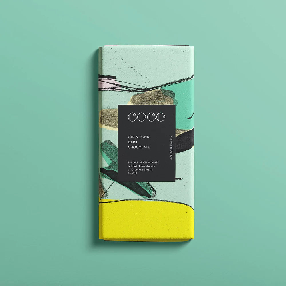 Coco Chocolate Bar - Gin & Tonic 80g