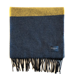 Navy & Yellow Mix Stripe