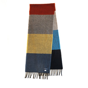 Navy & Yellow Mix Stripe